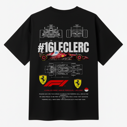 Playera Ferrari Charles Leclerc F1 2025