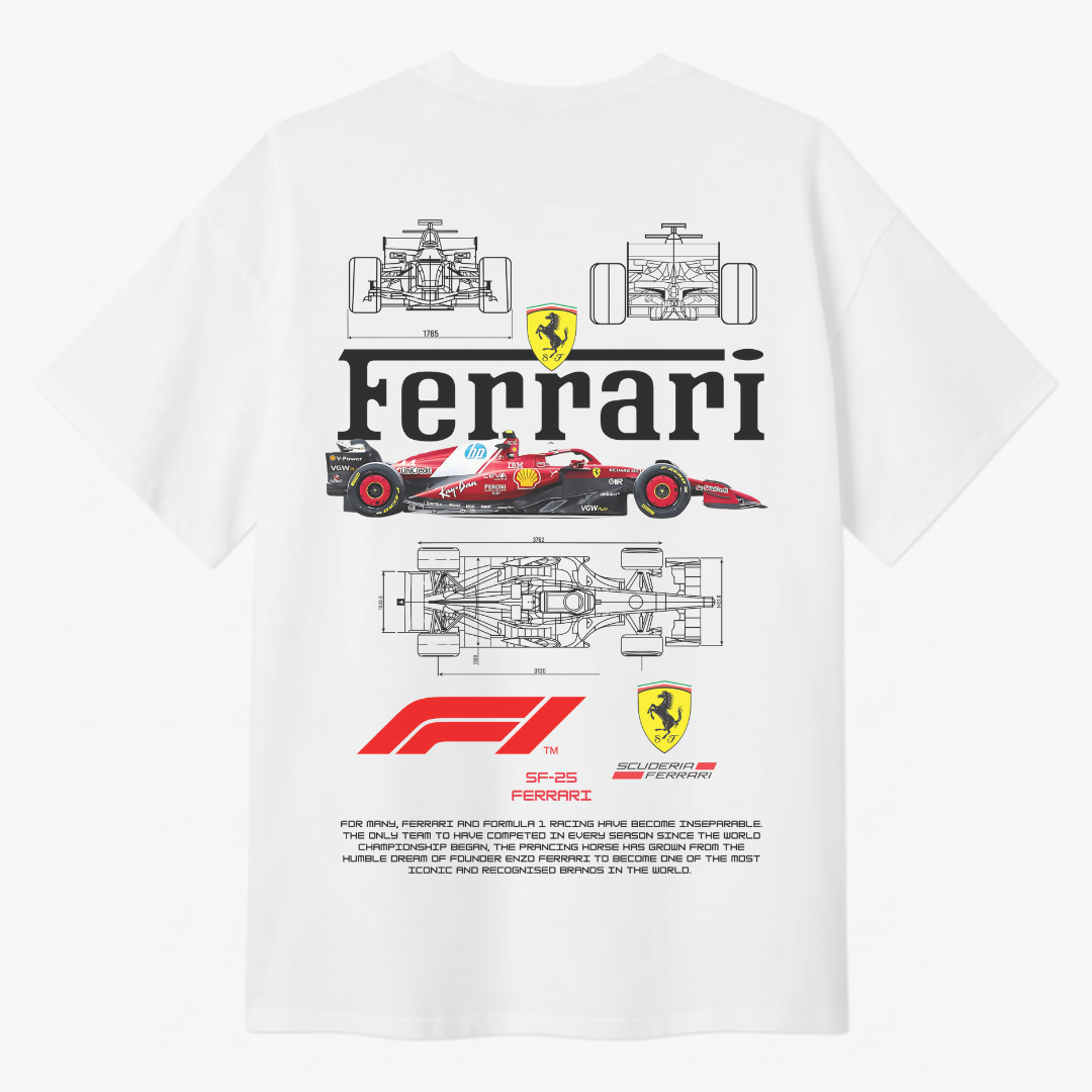 Playera Ferrari F1 2025