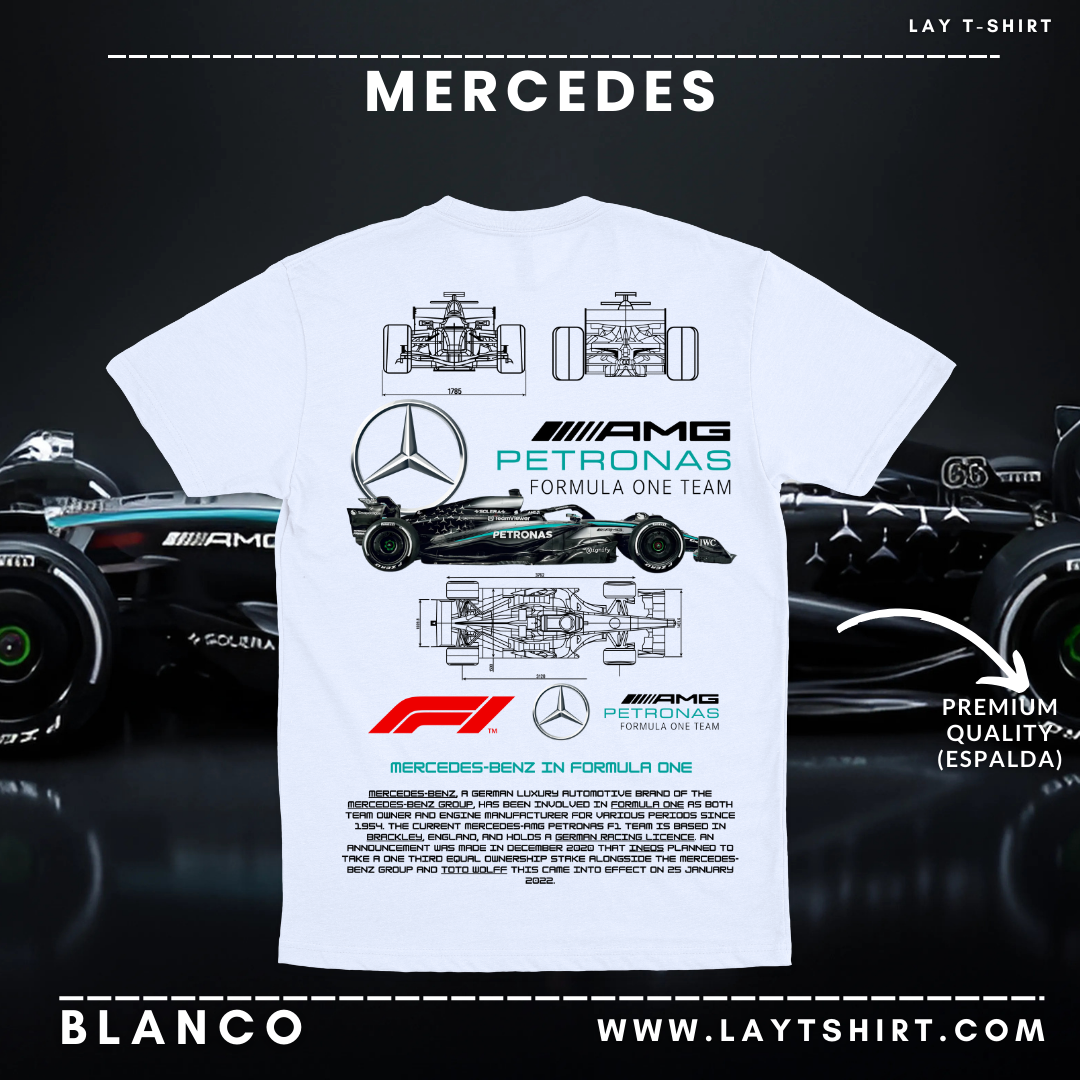 Playera Mercedes f1 2025
