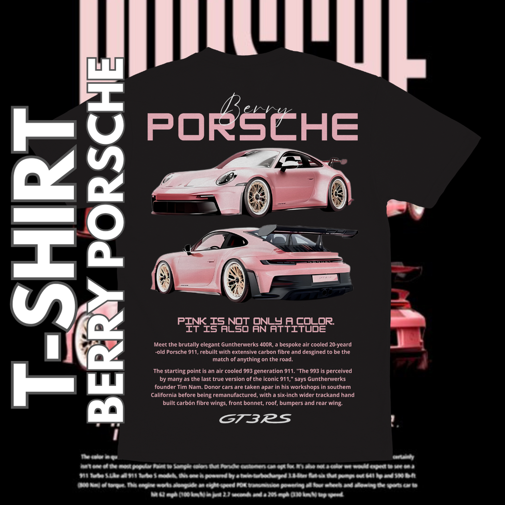 Playera Porsche Berry