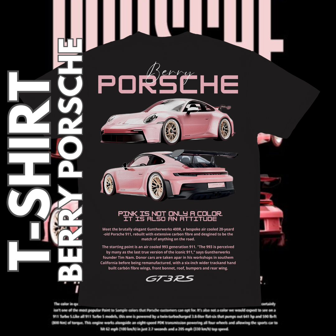Playera Porsche Berry