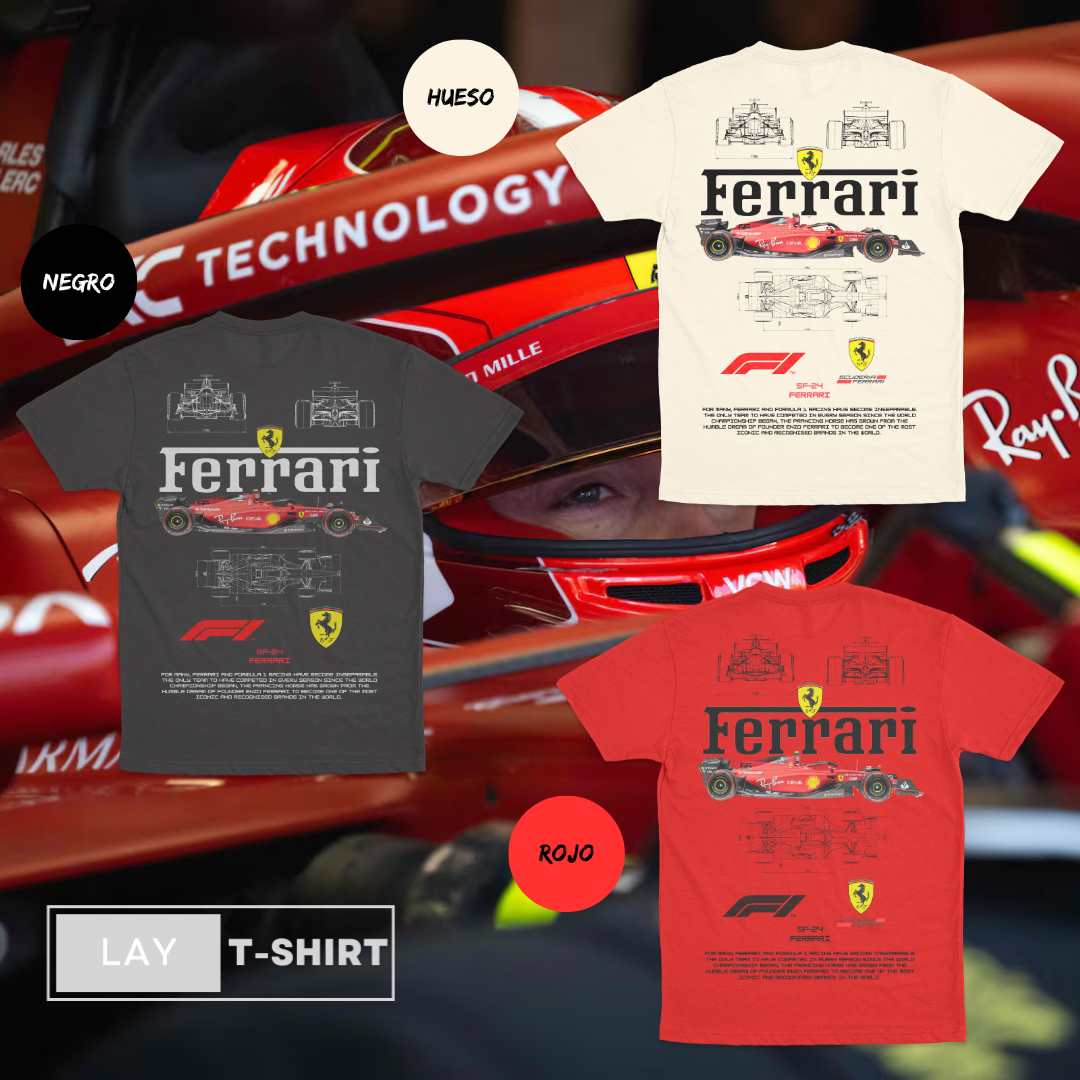 Playera F1 FERRARI 2024