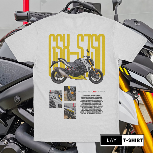 Playera Susuki s750 Amarilla