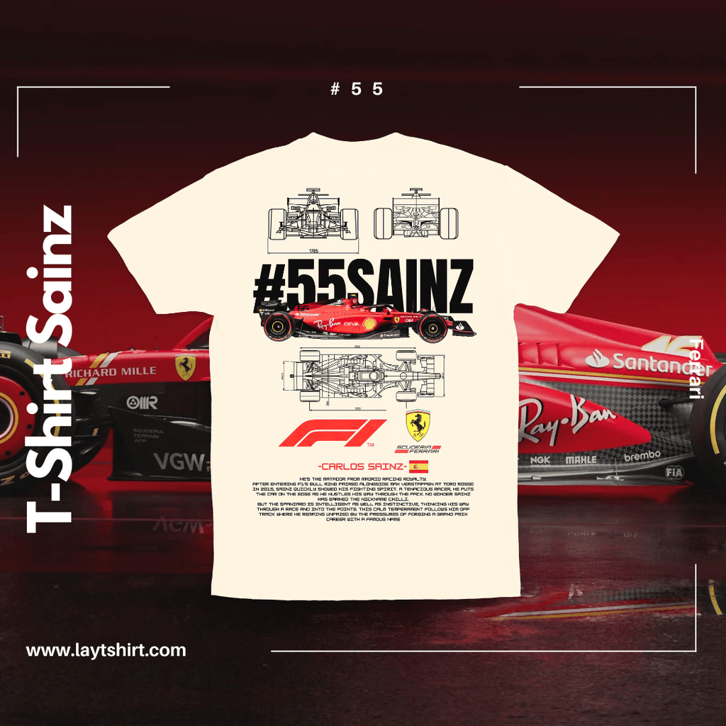 Playera F1 FERRARI Sainz 55