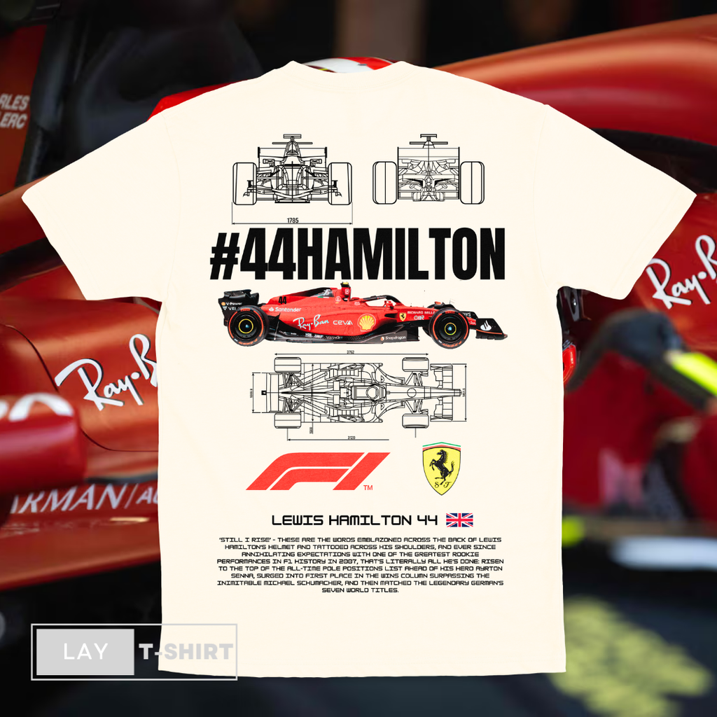 Playera Hamilton Ferrari