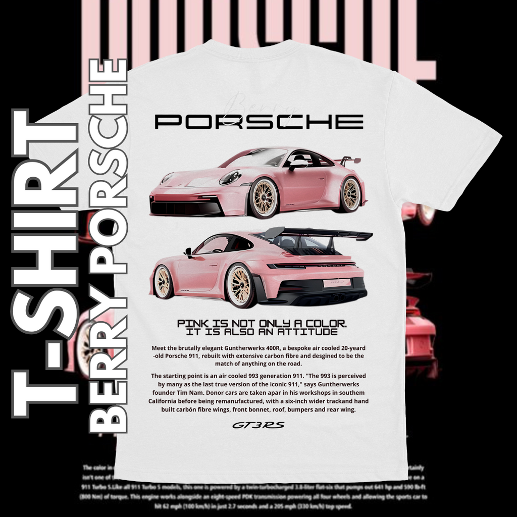 Playera Porsche Berry