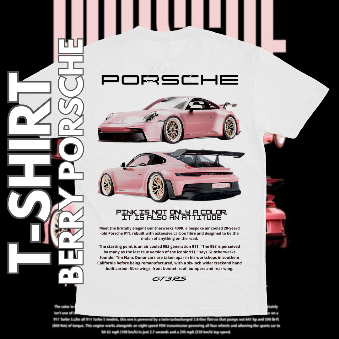 Playera Porsche Berry