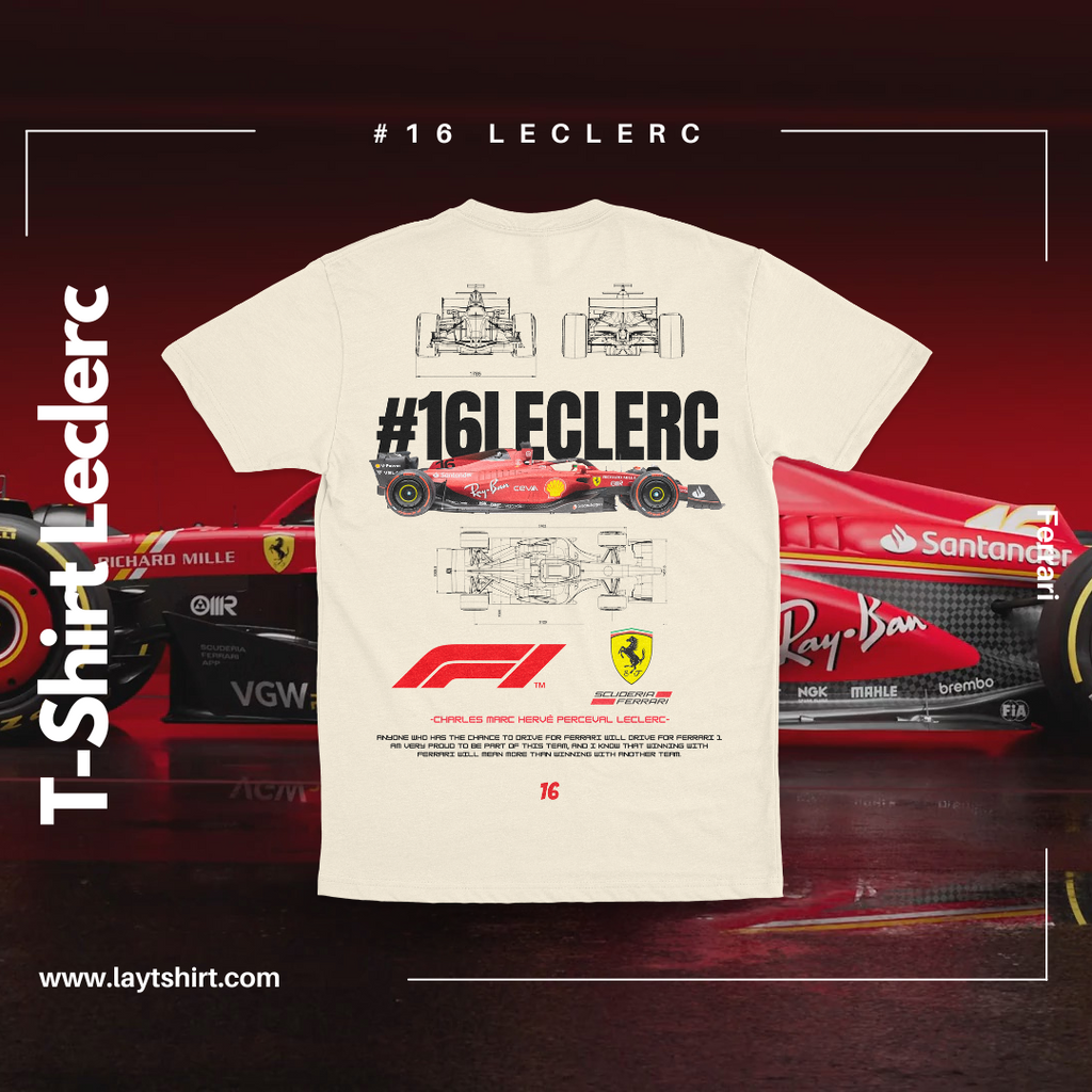 Playera F1 FERRARI LECLERC