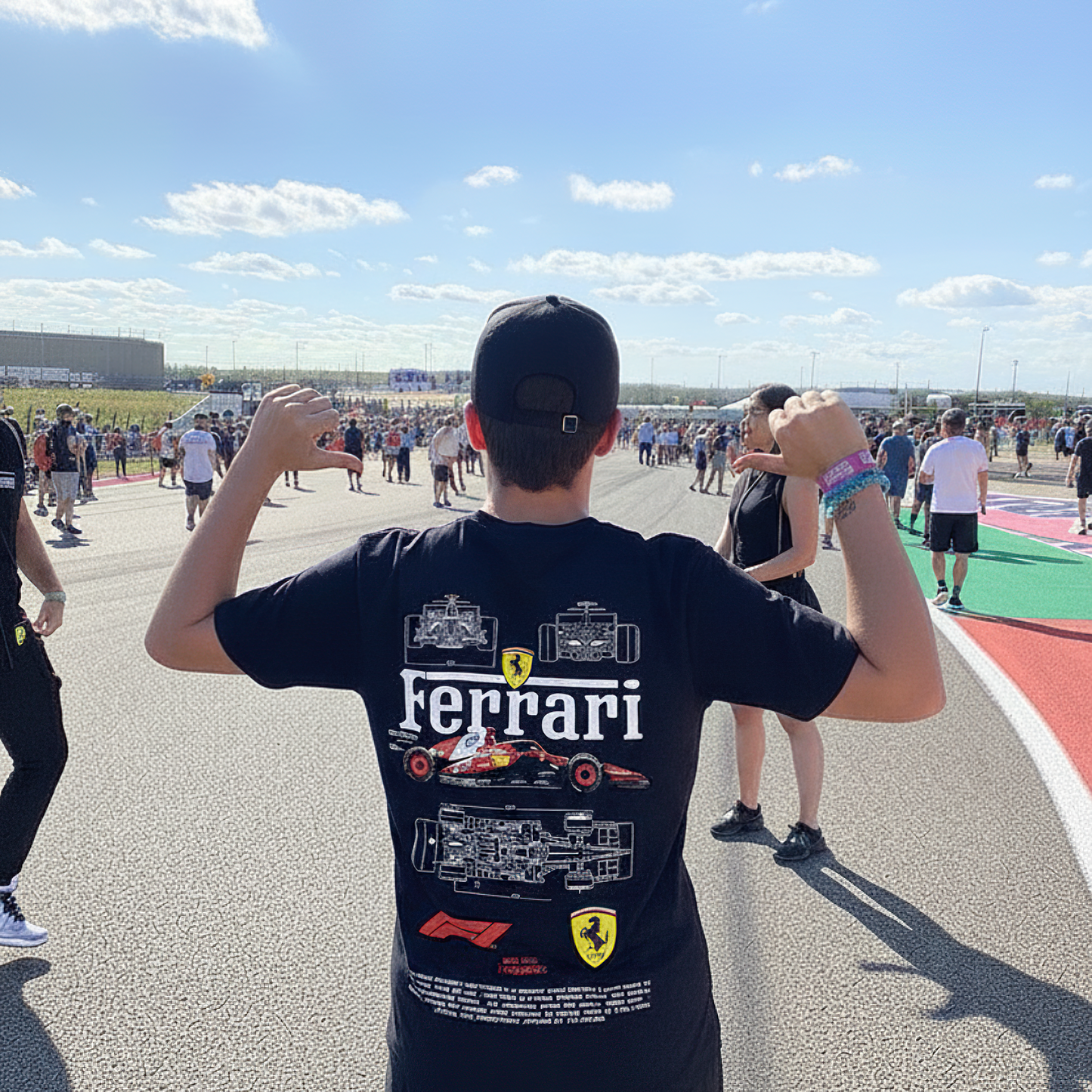 Playera Ferrari F1 2025