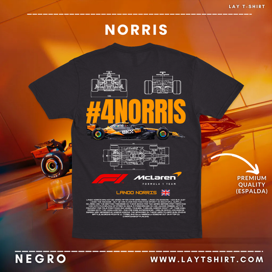 Playera Mclaren Norris F1 2025