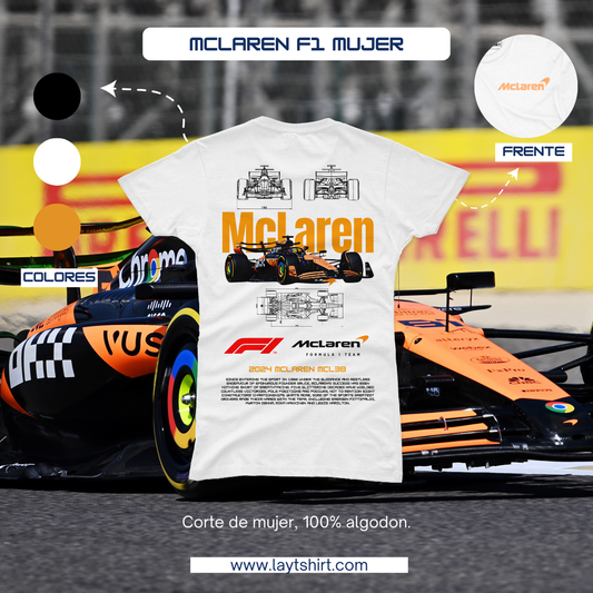 Playera Mclaren F1 Mujer