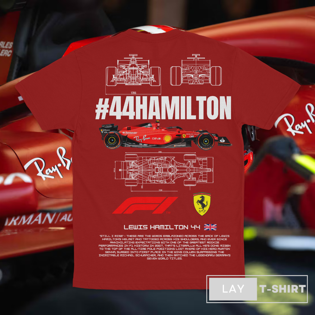 Playera Hamilton Ferrari