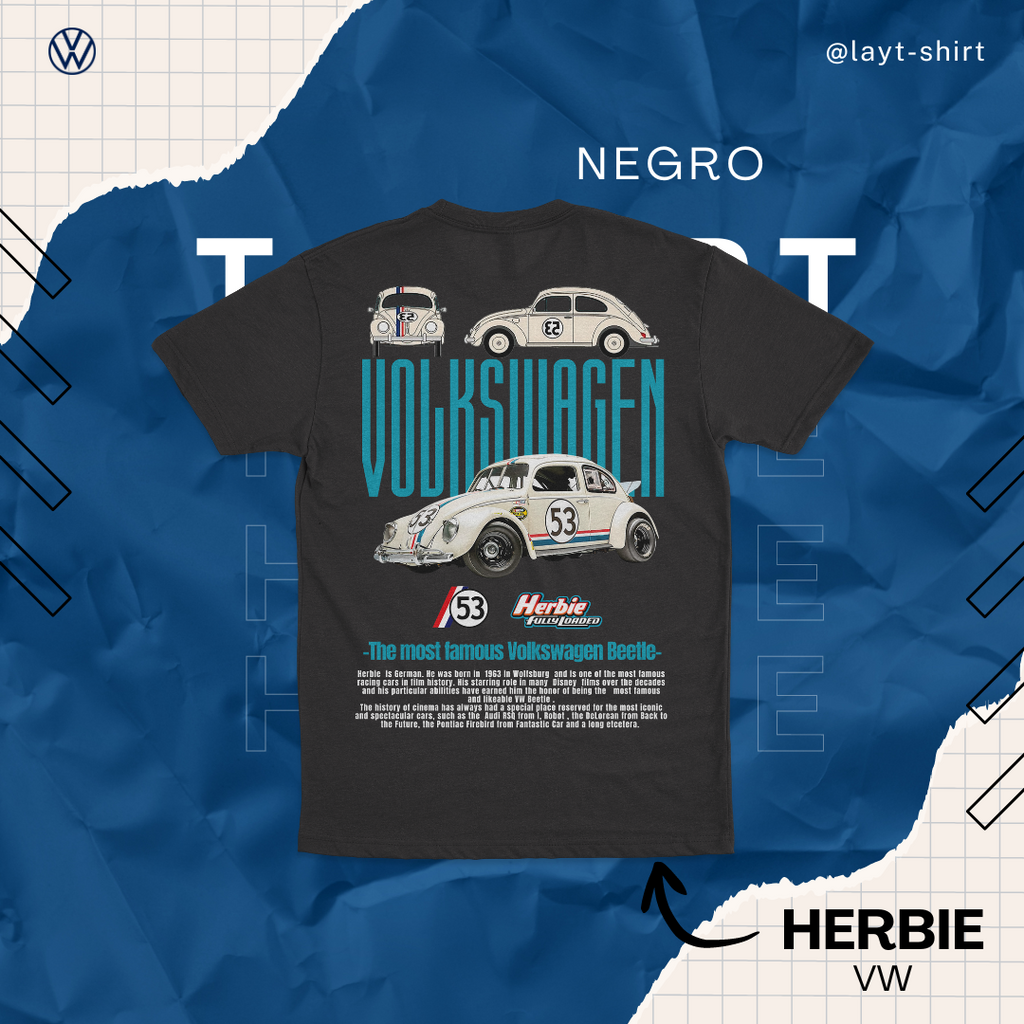 Playera VW HERBIE