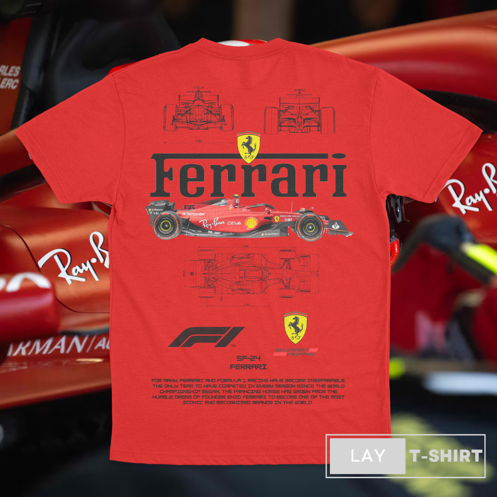 Playera F1 FERRARI 2024
