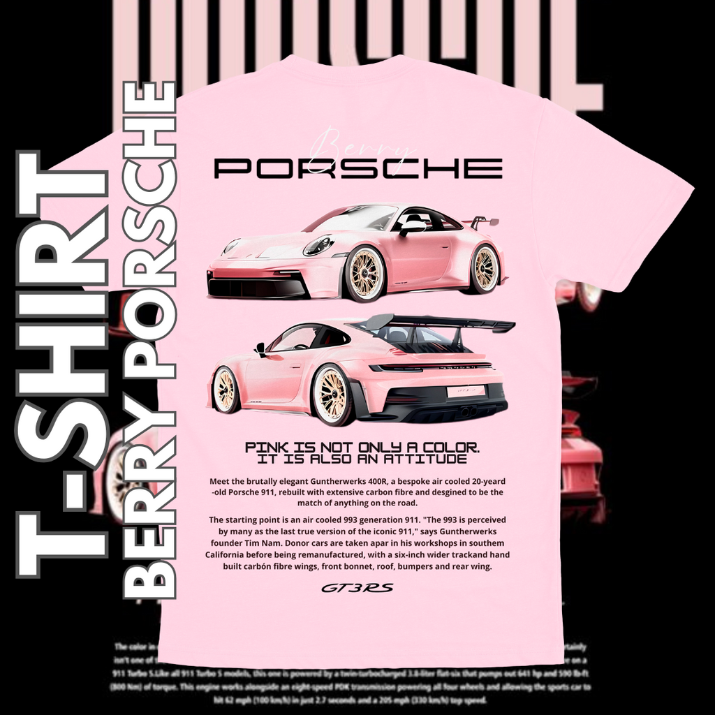 Playera Porsche Berry