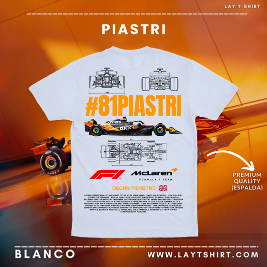 Playera Mclaren Piastri F1 2025