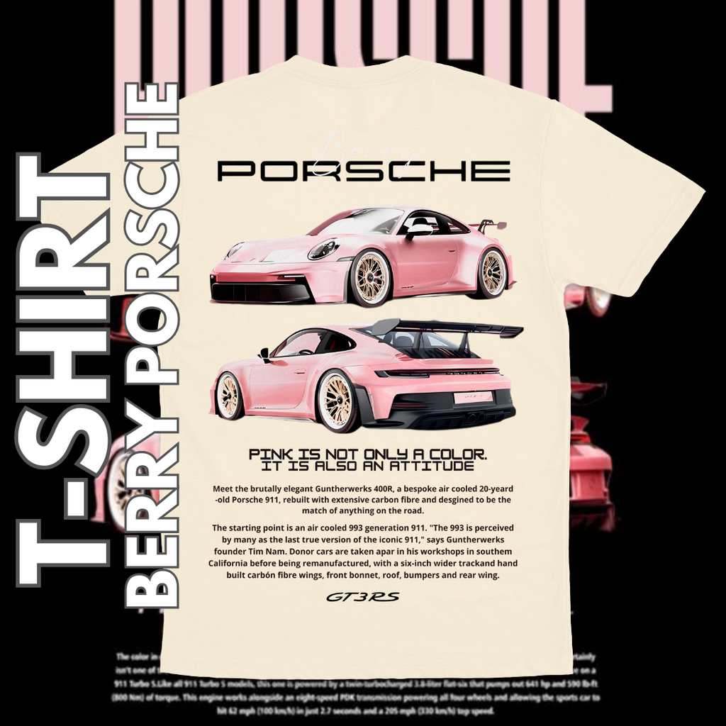 Playera Porsche Berry