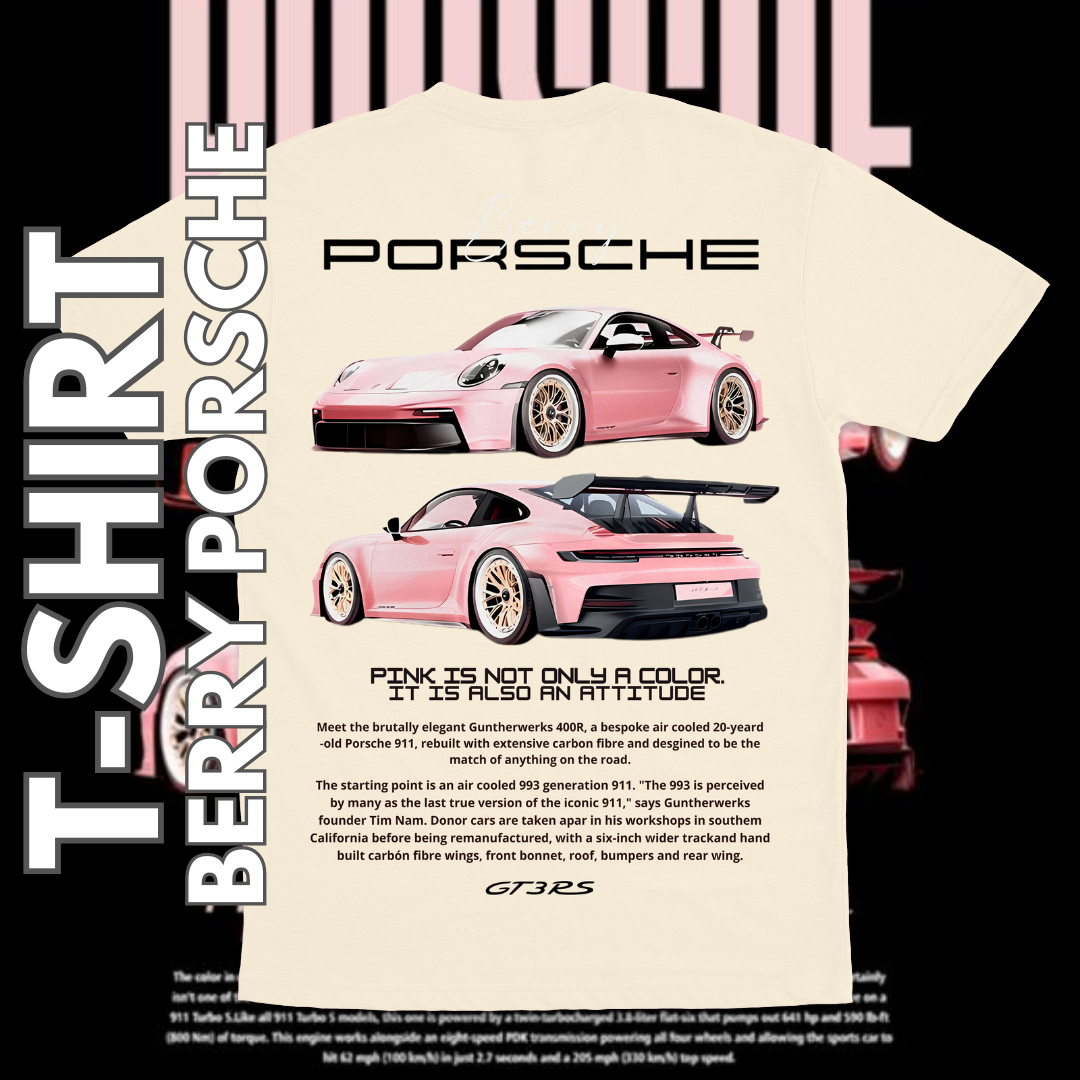Playera Porsche Berry