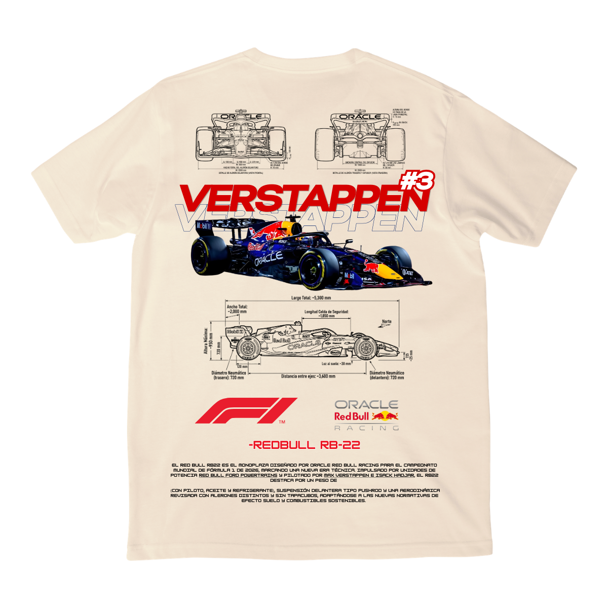 Playera Verstappen Rb-22 2026