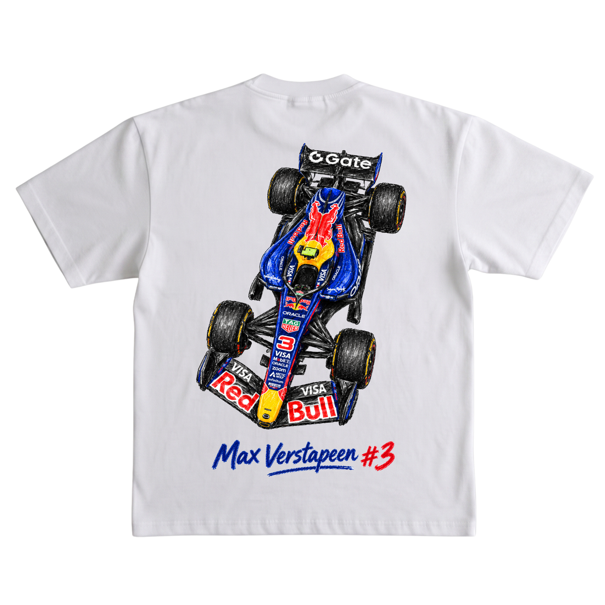 Playera Max Verstappen #3  Crayon