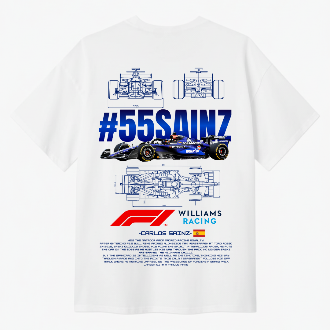 Playera Williams Sainz 2025