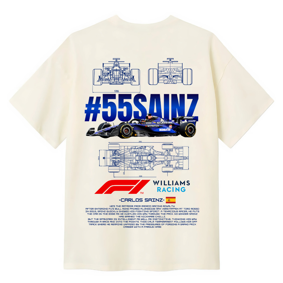 Playera Williams Sainz 2025
