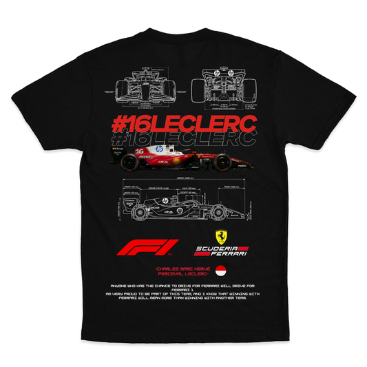 Playera Ferrari Leclerc f1 2026