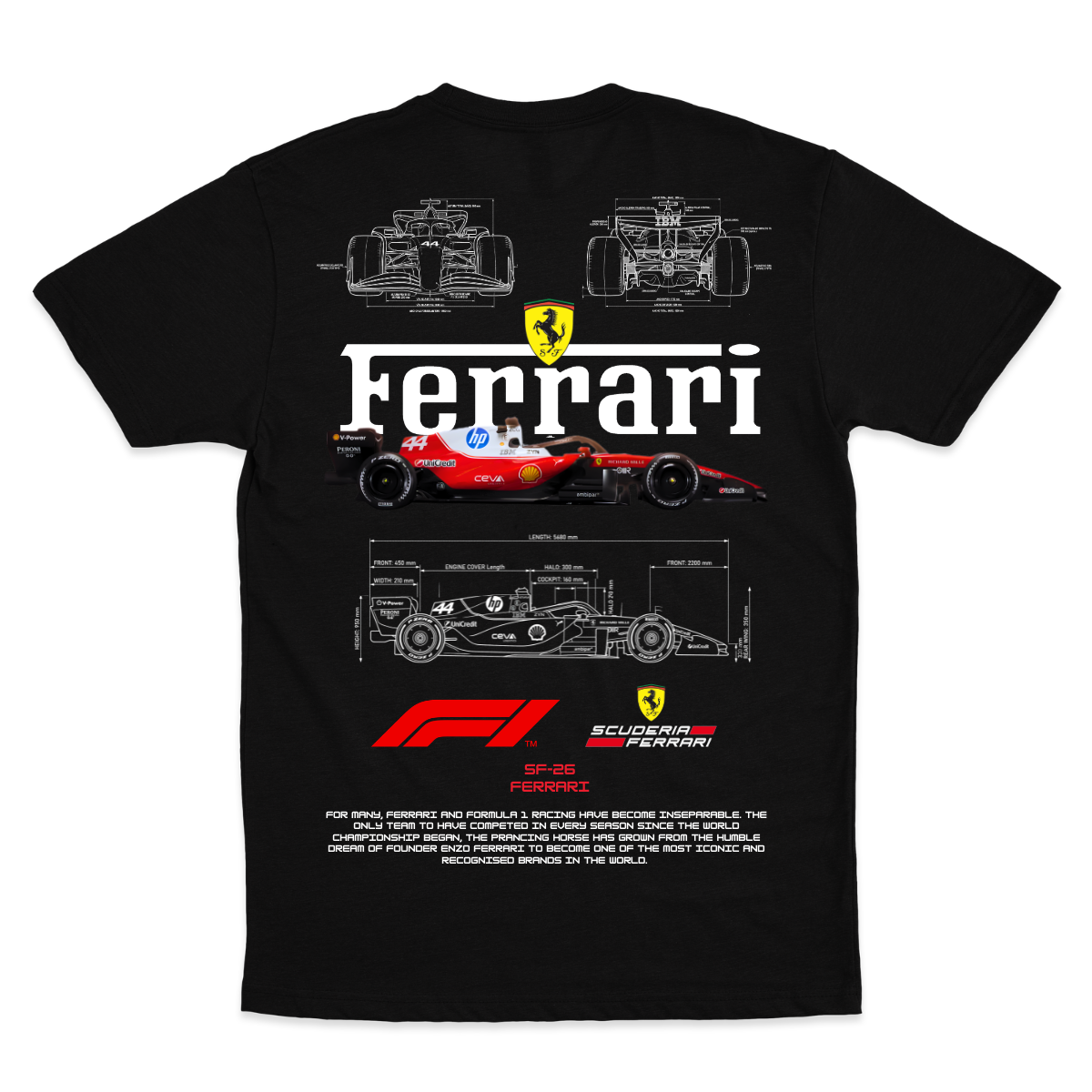 Playera Ferrari f1 2026