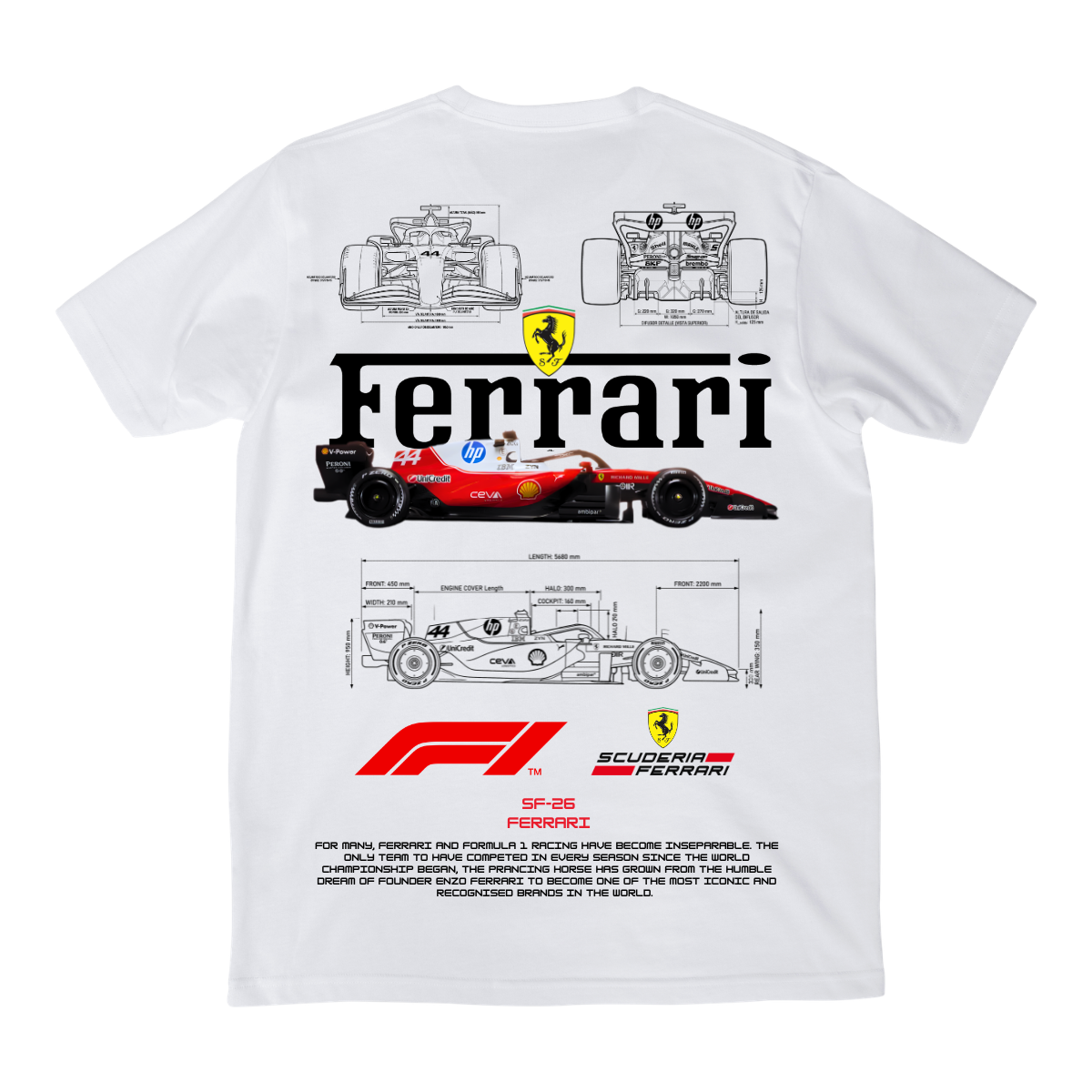 Playera Ferrari f1 2026