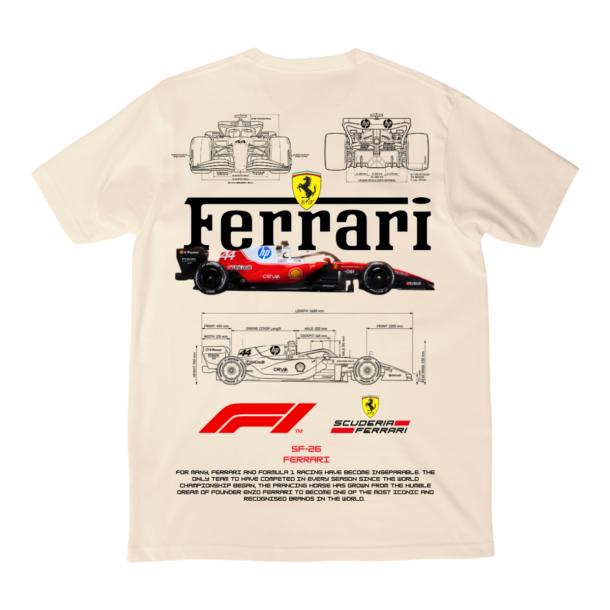 Playera Ferrari f1 2026