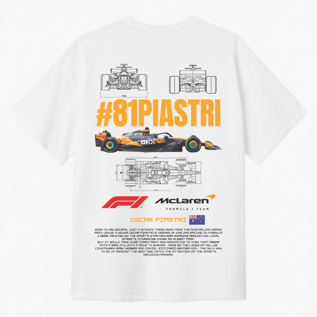 Playera Mclaren Piastri F1 2025