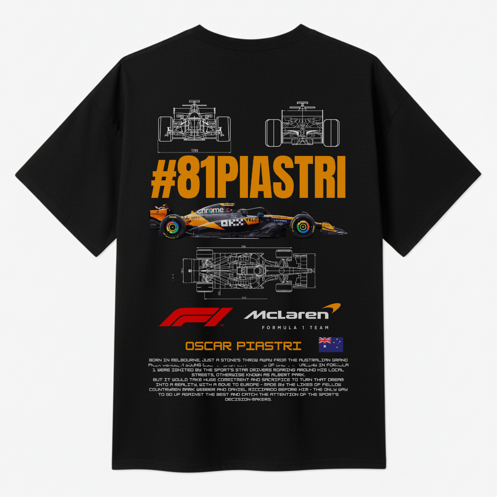 Playera Mclaren Piastri F1 2025