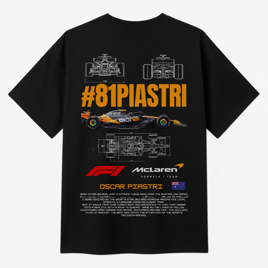 Playera Mclaren Piastri F1 2025