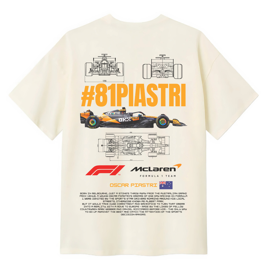 Playera Mclaren Piastri F1 2025