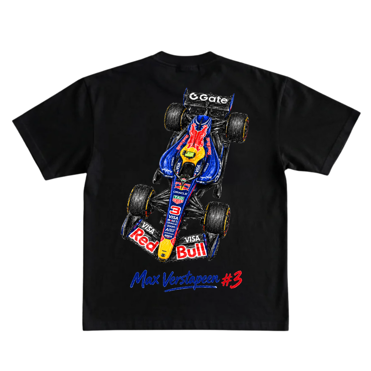 Playera Max Verstappen #3  Crayon