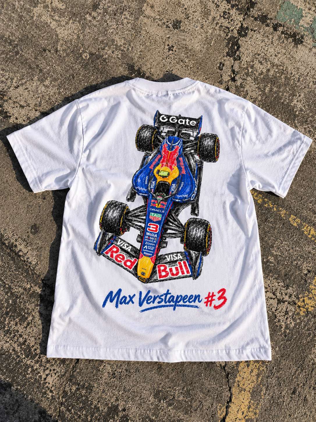 Playera Max Verstappen #3  Crayon