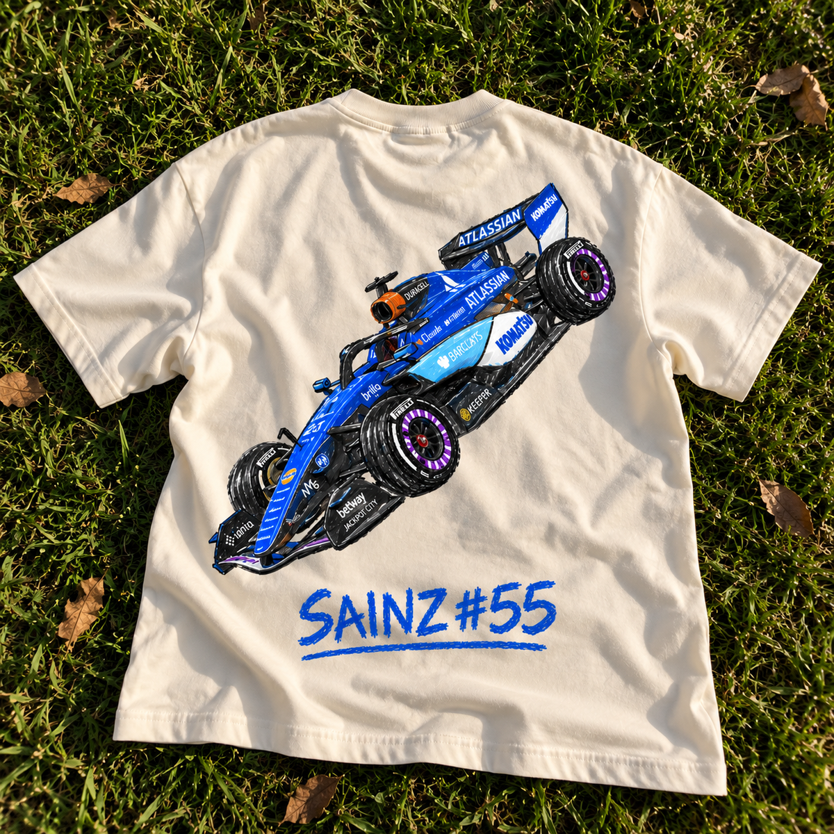 Playera Sainz #55 Crayon