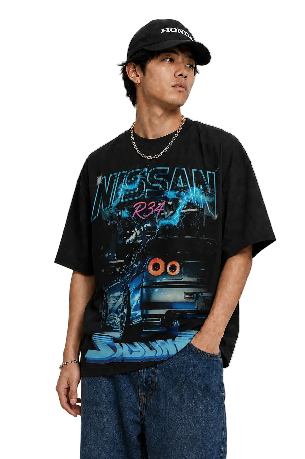 Nissan Skyline R34 — Premium Oversized Tee