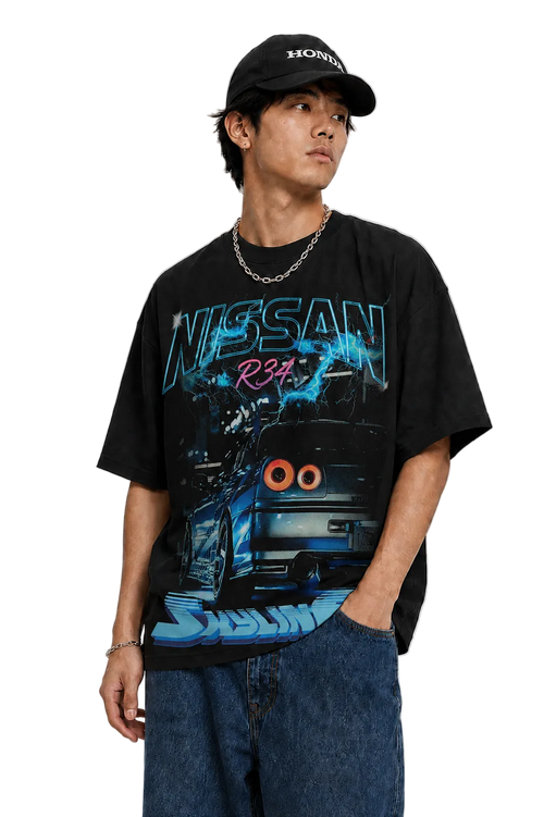 Nissan Skyline R34 — Premium Oversized Tee