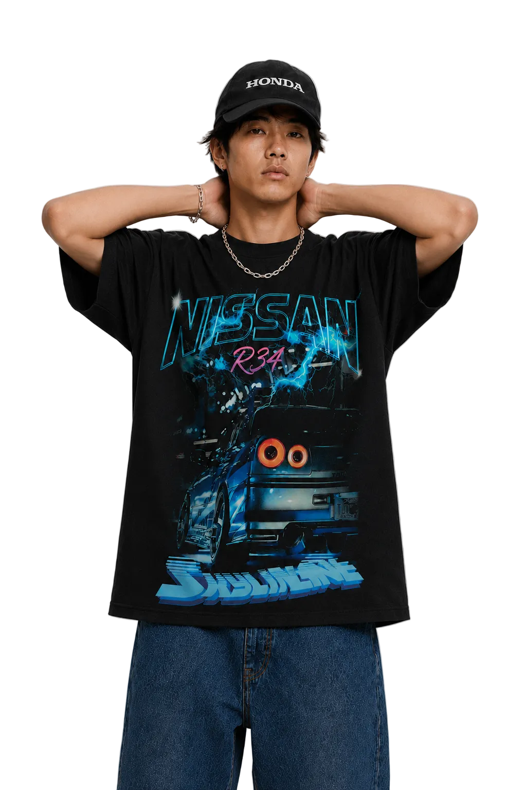 Nissan Skyline R34 — Premium Oversized Tee
