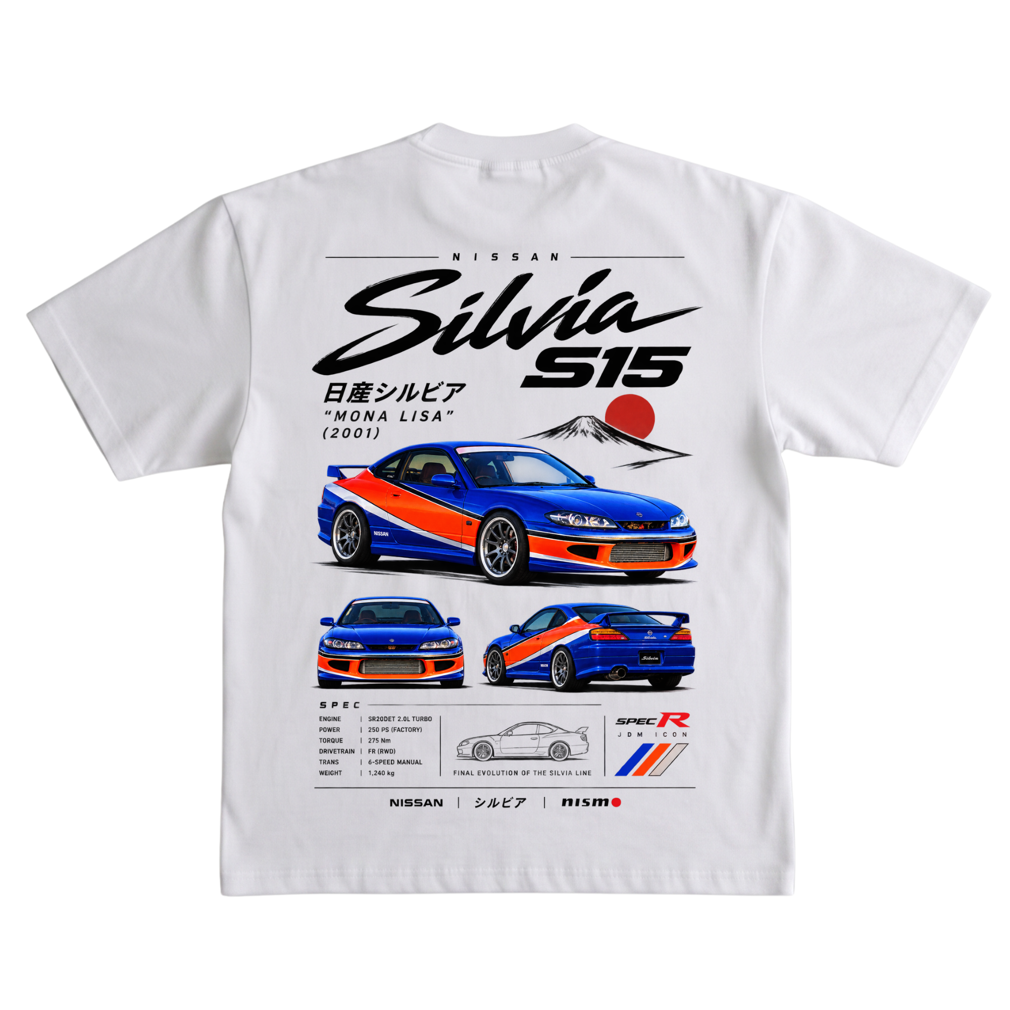 SILVIA MONA LISA  — Premium Oversized Tee